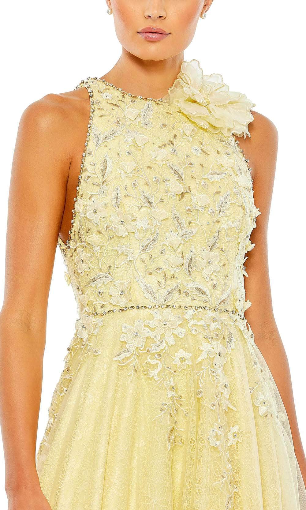 Mac Duggal 11310 - Flower Neck A-Line Dress Special Occasion Dress