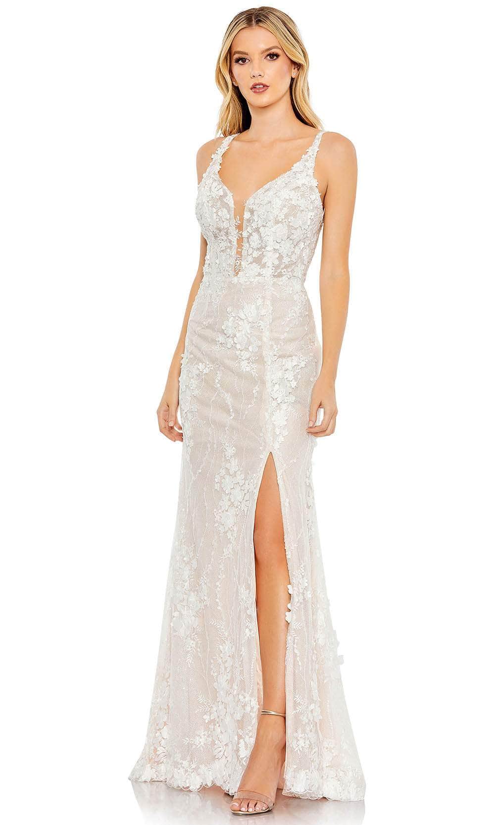 Mac Duggal 11331 - Long Glitter Embroidered Net Overlay Mermaid Dress ...