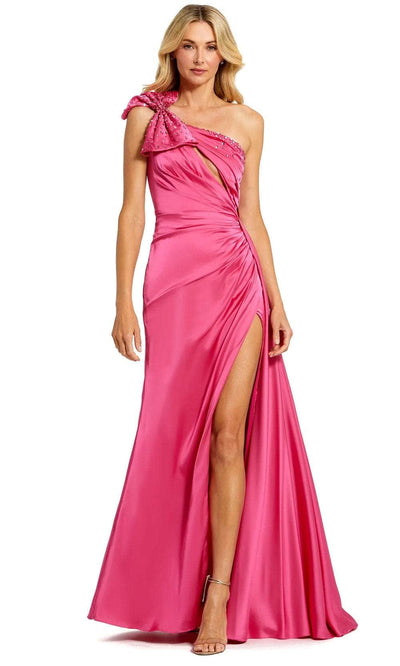 Mac Duggal 11788 - Front Cutout Ruched Prom Gown Prom Dresses 0 / Rose