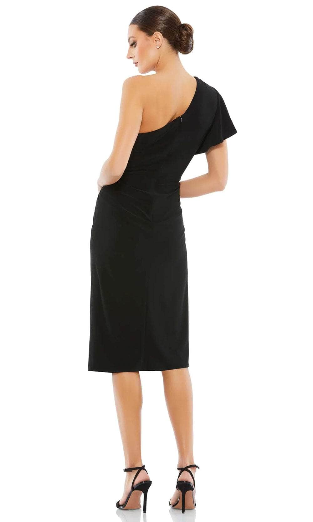 Mac Duggal 12480 - Ruffled One-Shoulder Formal Dress Cocktail Dresses