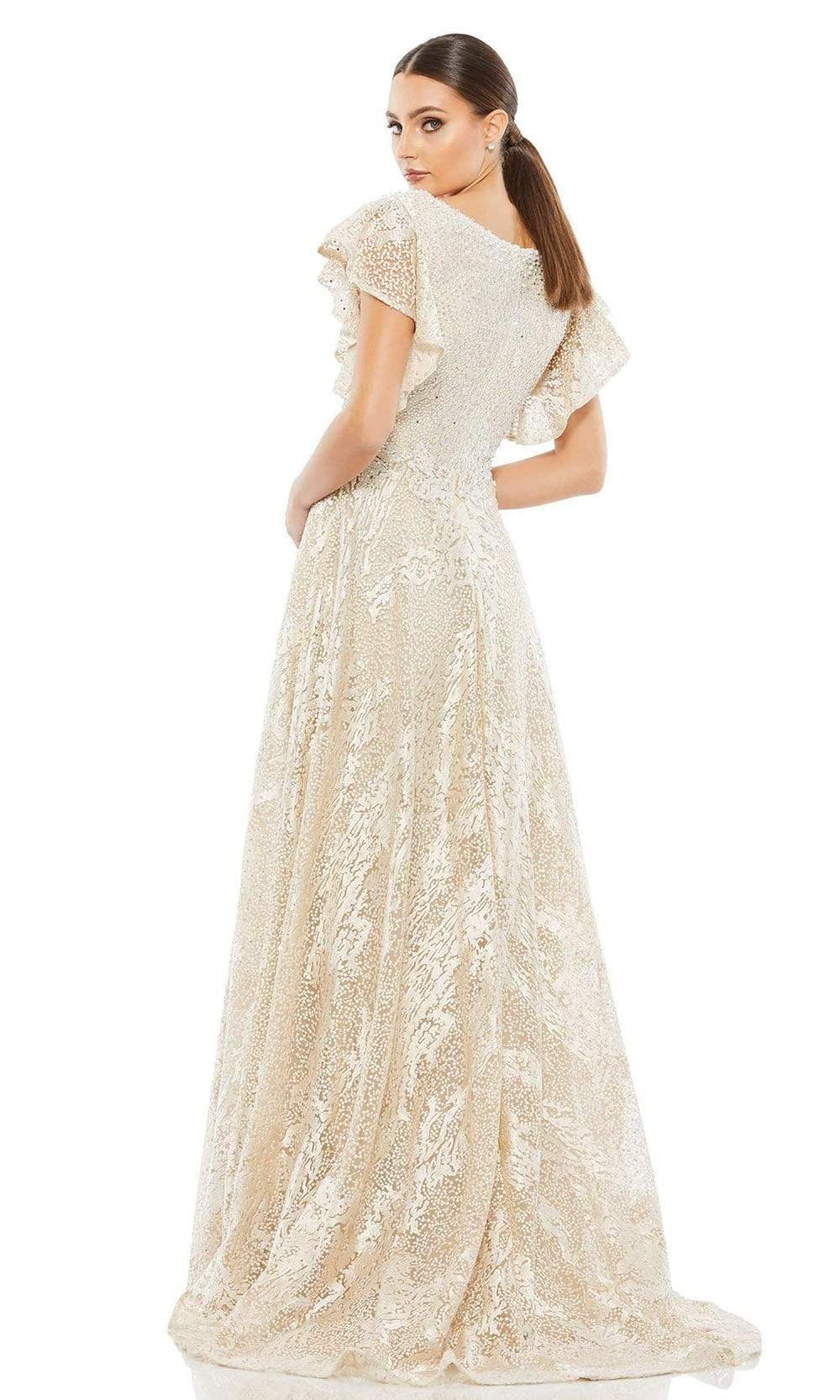 Mac Duggal - 20310 Flutter Sleeves A-Line Dress Mother of the Bride Dresess