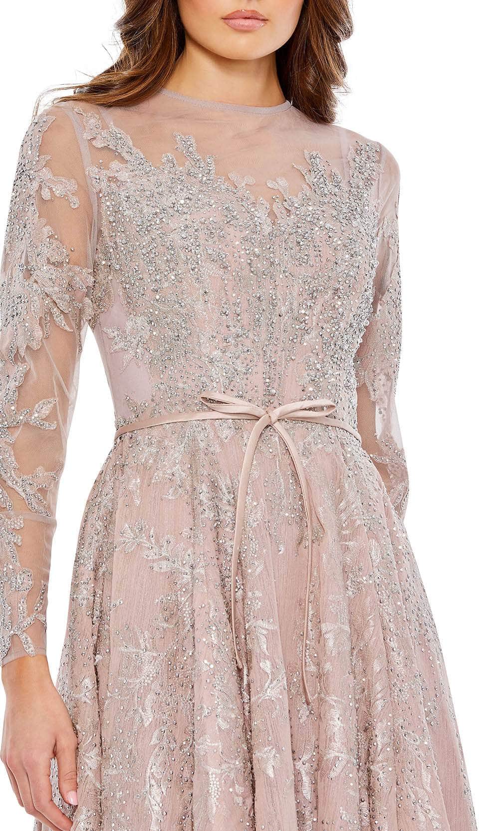 Mac Duggal 20337 - Illusion Jewel Embroidered Formal Dress Evening Dresses