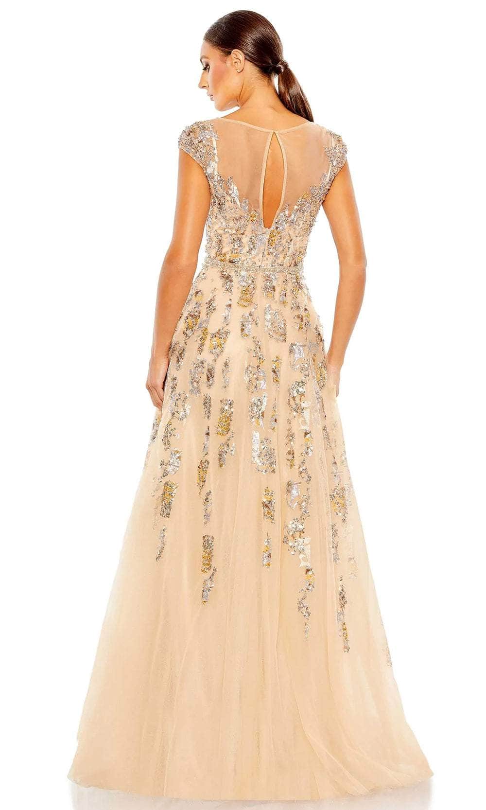 Mac Duggal 20364 - Embellished Cap Sleeve Evening Dress Evening Dresses