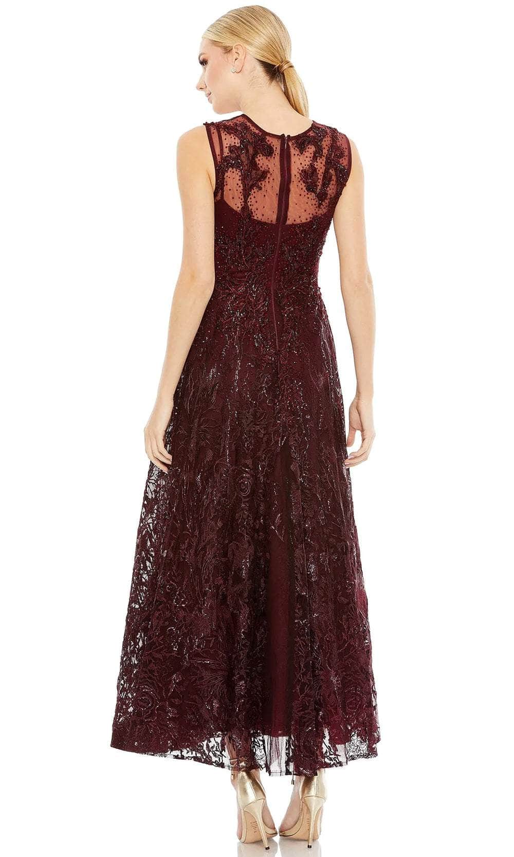 Mac Duggal 20421 - Beaded Lace A-Line Evening Dress Evening Dresses