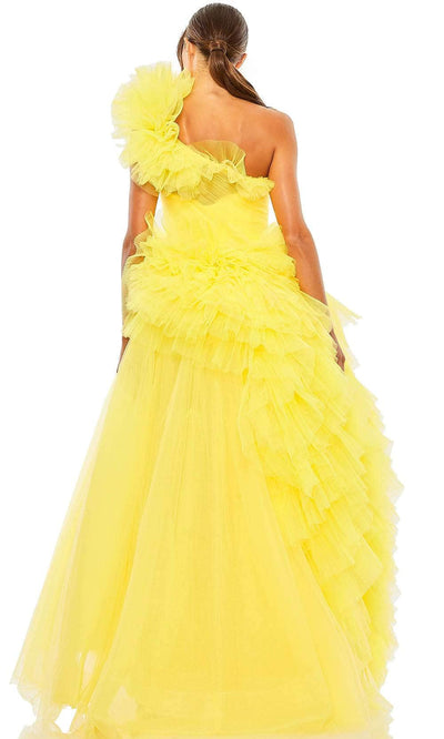 Mac Duggal 20534 - Ruffled Tulle Prom Gown Special Occasion Dress