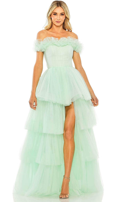 Mac Duggal 20570 - Off-Shoulder Tulle Gown