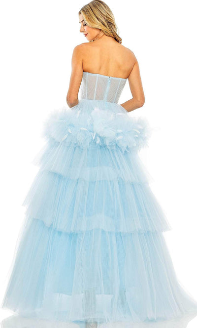 Mac Duggal 20572 - Strapless Ruffle Trim Ballgown Special Occasion Dress