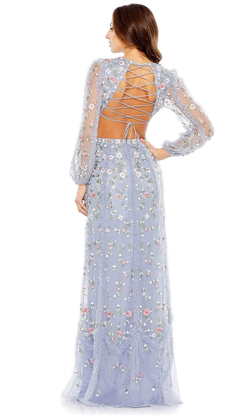 Mac Duggal 35107 - Floral Cutout A-Line Evening Dress Special Occasion Dress