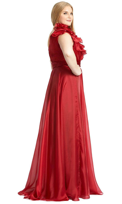 Mac Duggal 49171F - Ruffled One Shoulder Formal Gown Special Occasion Dress