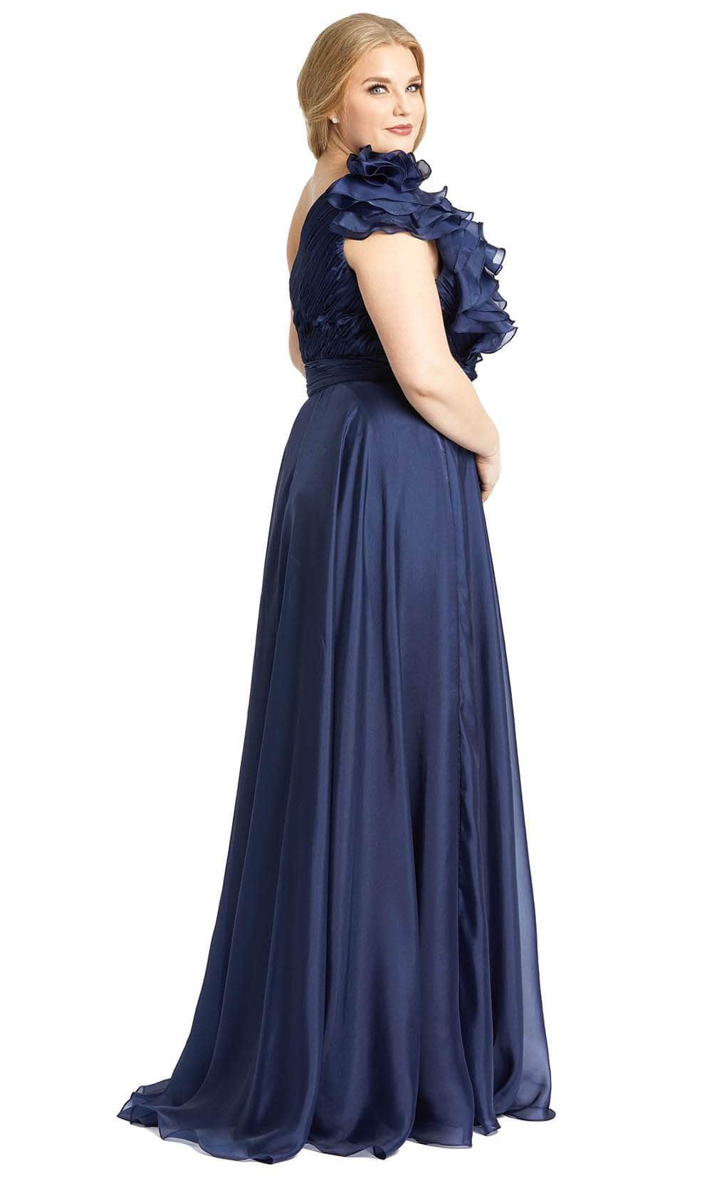 Mac Duggal 49171F - Ruffled One Shoulder Formal Gown Special Occasion Dress