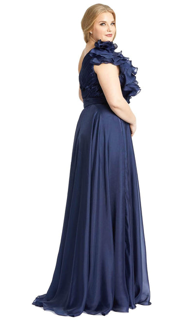 Mac Duggal 49171F - Ruffled One Shoulder Formal Gown Special Occasion Dress