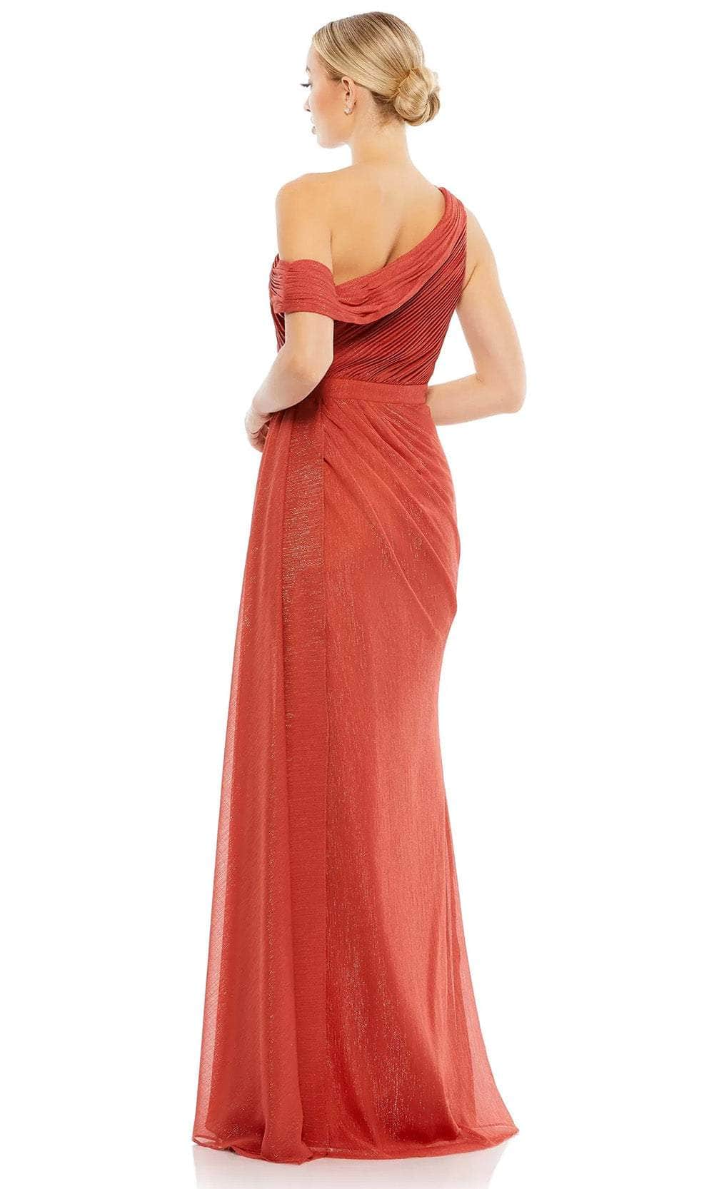 Mac Duggal 49291 - Draped Asymmetric Chiffon Evening Dress Prom Dresses