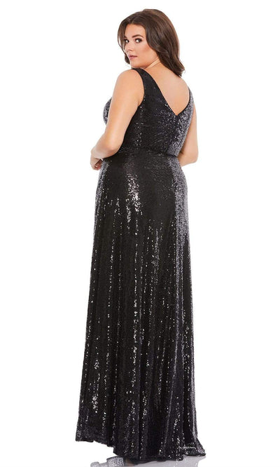 Mac Duggal - 49295 Mini Sequin Embellished Long Dress Prom Dresses