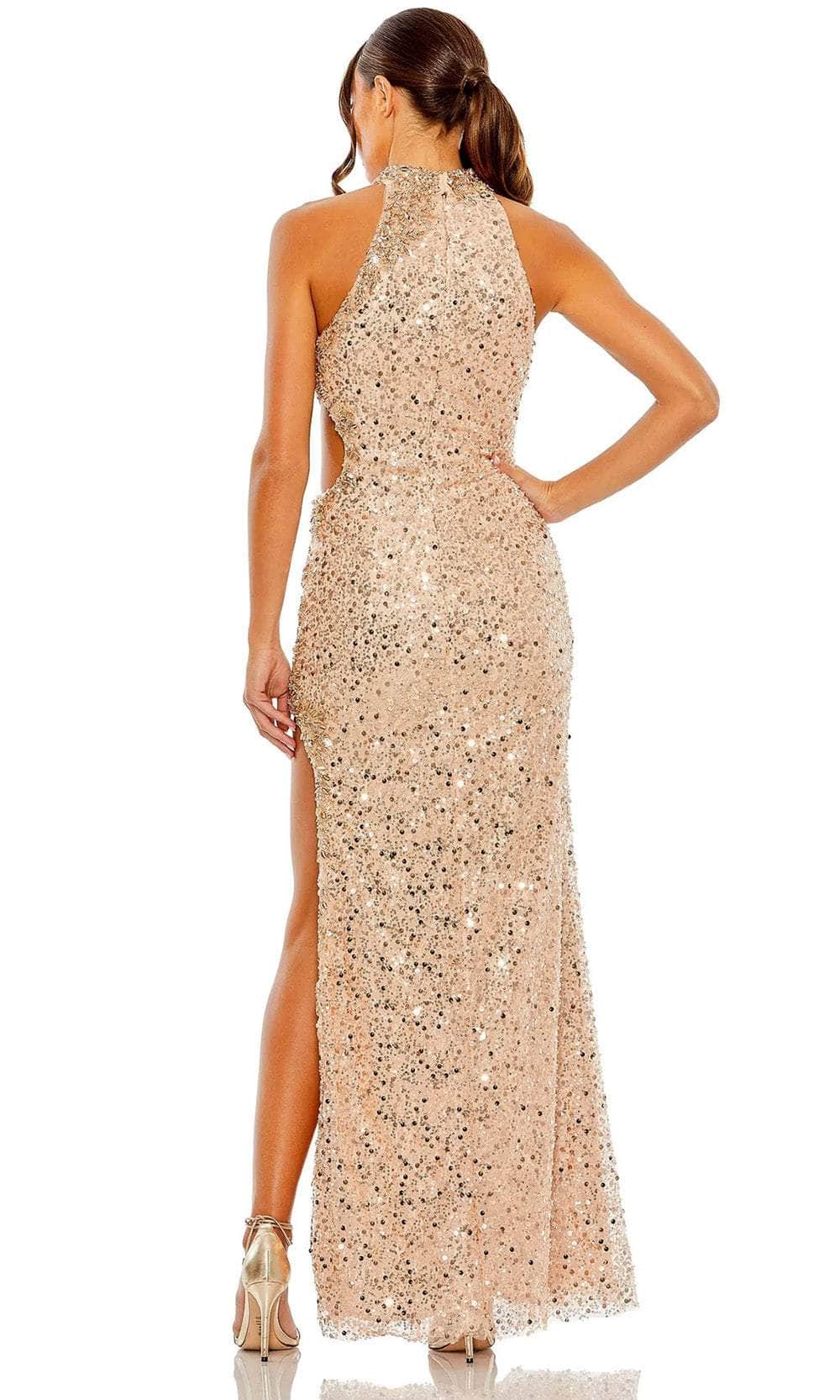 Mac Duggal 49679 - Beaded Halter Evening Gown Evening Dresses Dresses