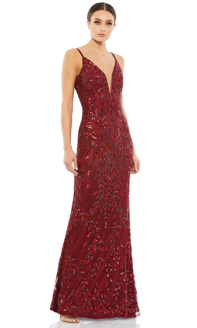 Mac Duggal 5107 - Sleeveless V-neck Dress