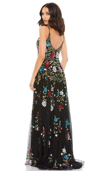 Mac Duggal - 5400 Floral Ornate A-Line Dress Evening Dresses
