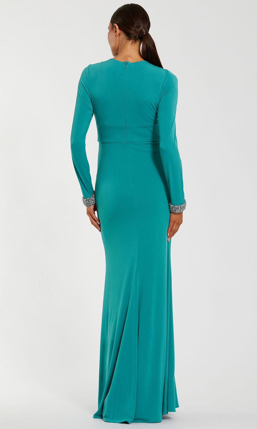 Mac Duggal 56150 - Twisted Keyhole Front Sheath Prom Gown