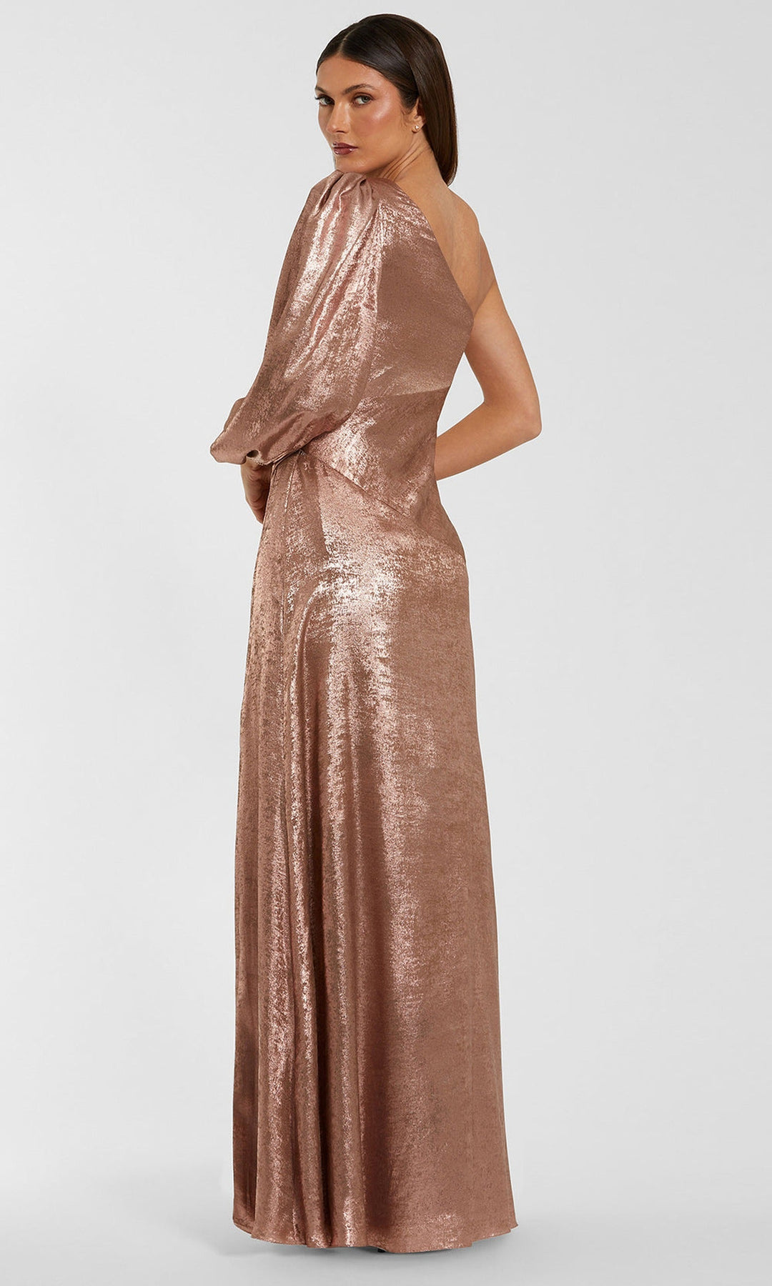 Mac Duggal 56226 - One Shoulder Puff Sleeve Evening Gown