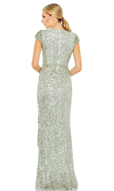 Mac Duggal 5631 - V-neck Sequin Evening Dress Evening Dresses