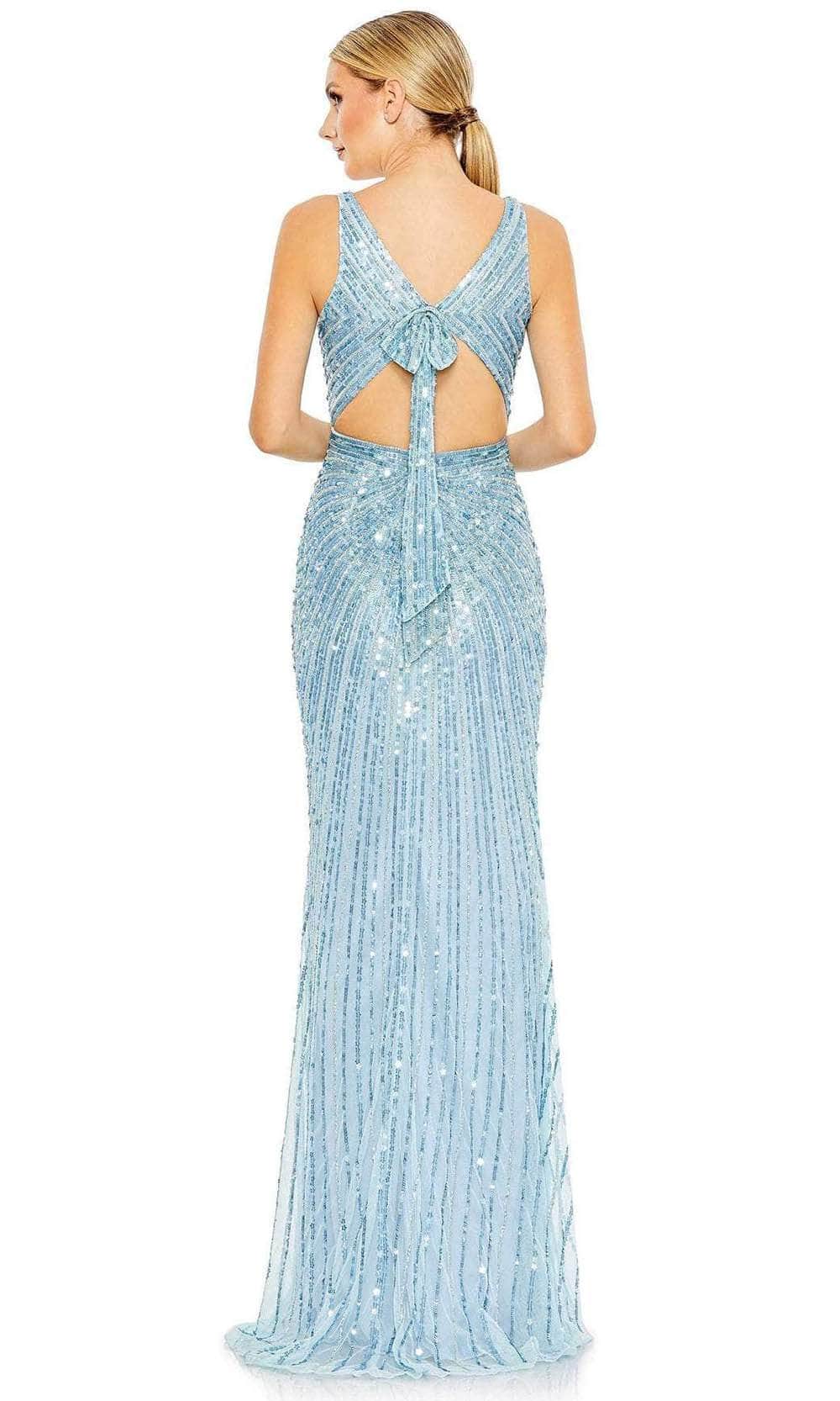 Mac Duggal 5685 - Sequin Cutout Back Evening Gown Special Occasion Dress