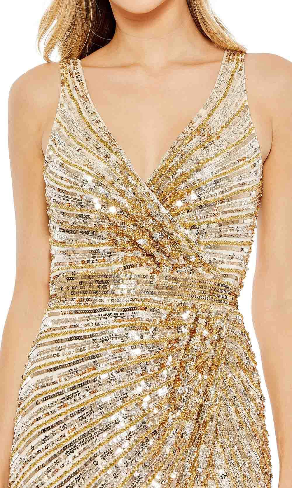 Mac Duggal 5685 - Sequin Cutout Back Evening Gown Special Occasion Dress