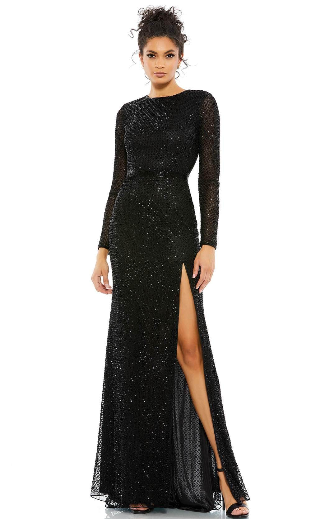 Mac Duggal 6089 - Long Sleeve High Neck Evening Gown Evening Dresses
