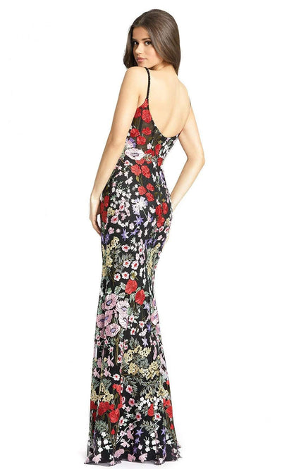 Mac Duggal - 67473 Floral Embroidered Evening Dress Prom Dresses