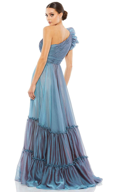 Mac Duggal 67878 - Ruffled Cap Sleeve Evening Gown Special Occasion Dress