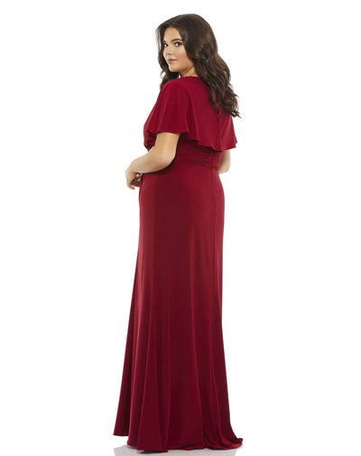 Mac Duggal 67916 - V Neck Minimalist Jersey Gown Special Occasion Dress