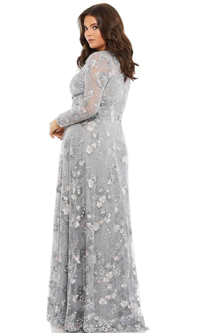 Mac Duggal 67923 - Long Sleeves Jewel Neckline Formal Dress Mother of the Bride Dresses