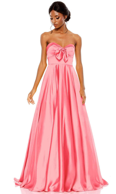 Mac Duggal 67995 - Strapless Sweetheart Neck Long Gown Special Occasion Dress 0 / Blush