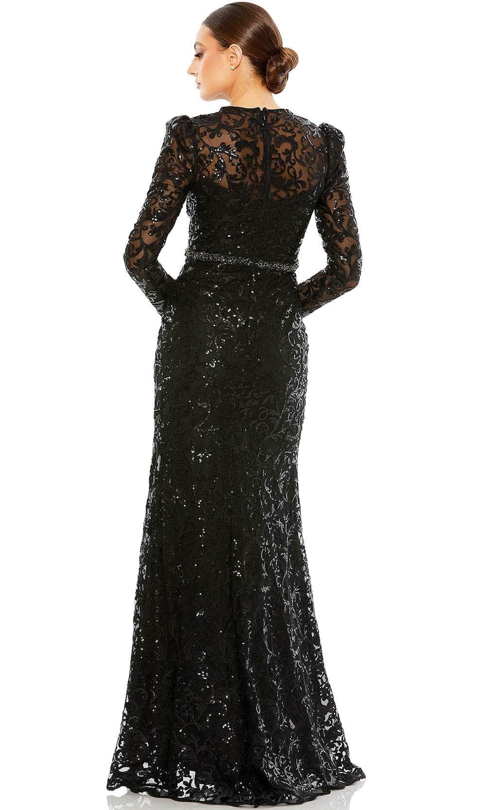 Mac Duggal 68011 - Sequin Embroidered Sheath Prom Dress Prom Dresses