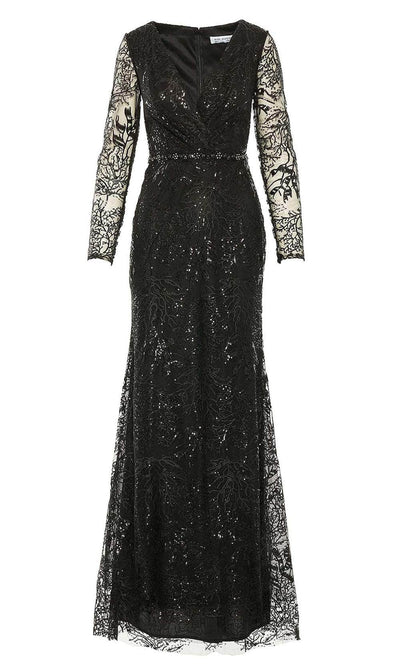 Mac Duggal 68016 - Long Sleeve Embellished Evening Gown Special Occasion Dress