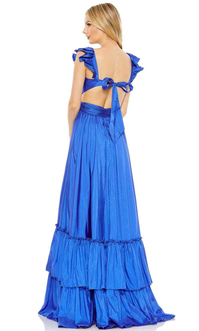 Mac Duggal 68062 - Flutter Sleeve Tiered Prom Gown Prom Dresses