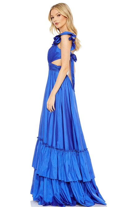 Mac Duggal 68062 - Flutter Sleeve Tiered Prom Gown Prom Dresses
