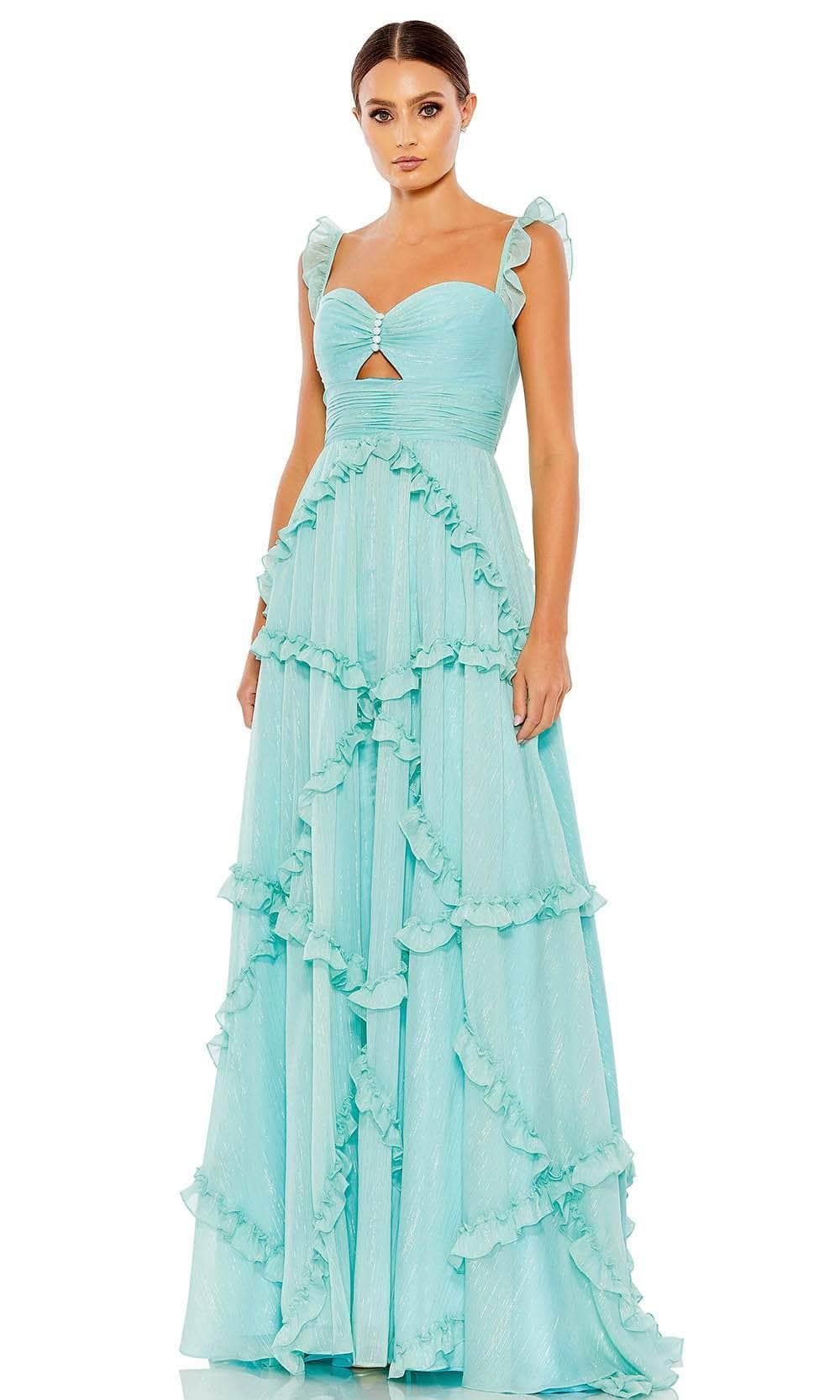 Mac Duggal 68093 - Sleeveless Sweetheart Neckline Long Dress Special Occasion Dress 0 / Mint