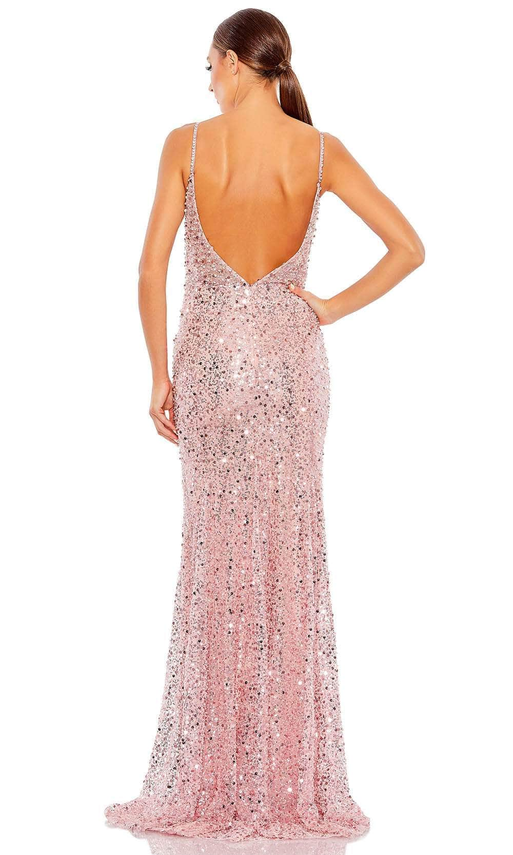 Mac Duggal 68175 - Embellished V-neckline Evening Dress Evening Dresses