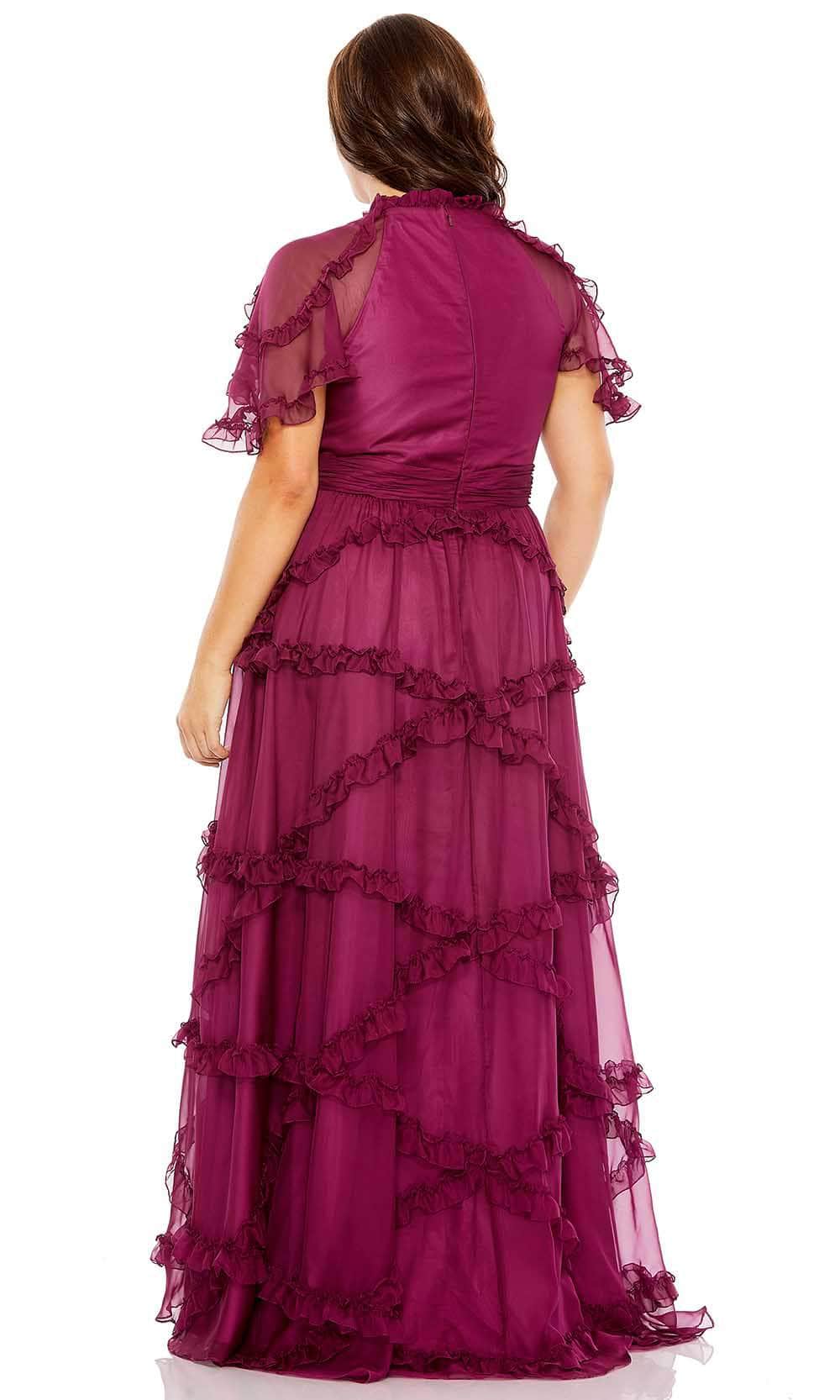 Mac Duggal 68424 - Ruffled High Neck Evening Gown Special Occasion Dress