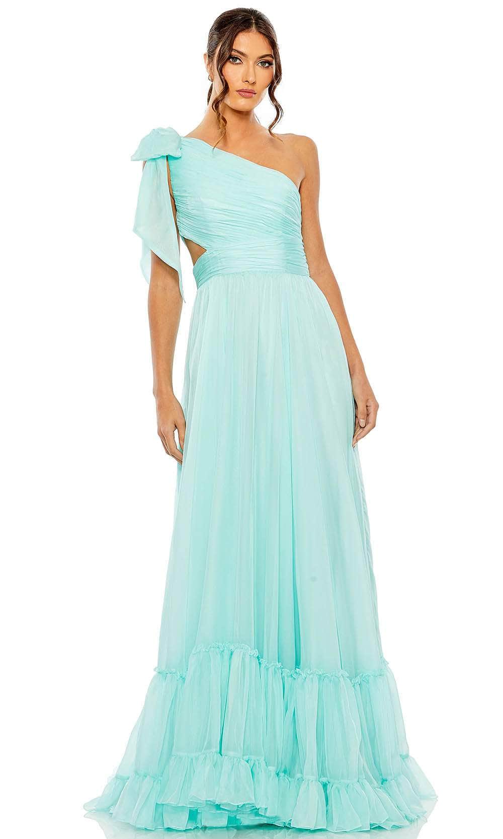 Mac Duggal 68472 - Sleeveless Ruching A-Line Gown