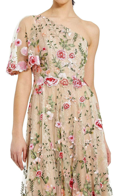 Mac Duggal 68607 - Flutter Sleeve Embroidered Dress Cocktail Dresses