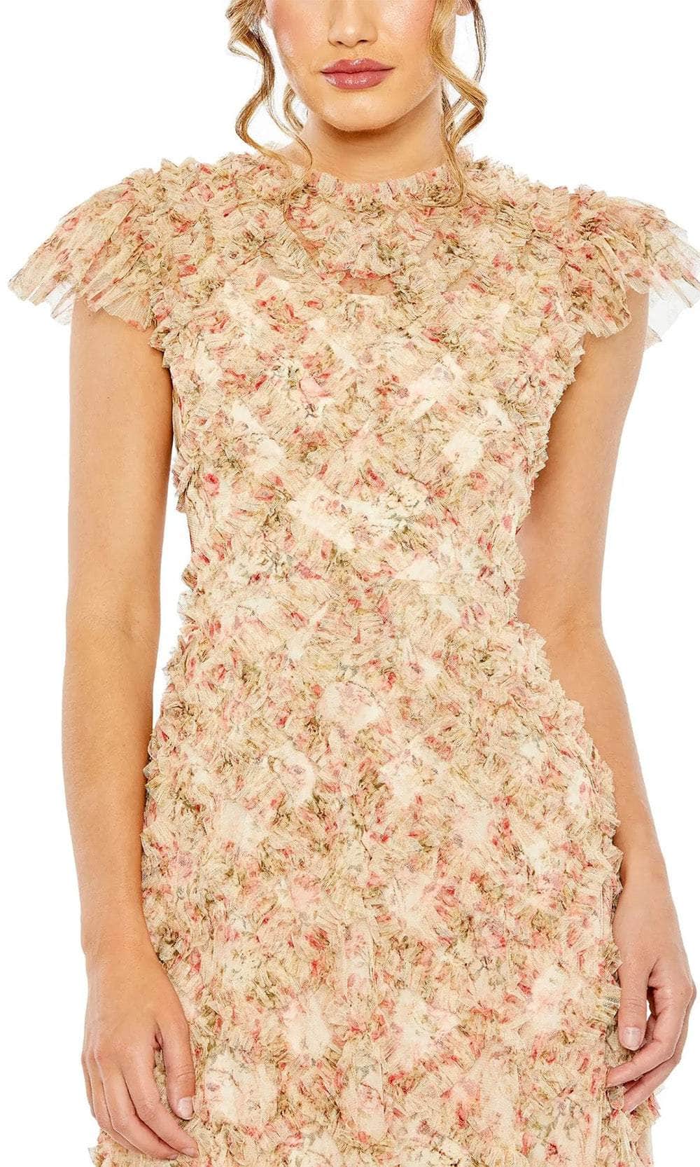 Ruffle Tiered Short Sleeve A Line Dress Ruffle Tiered Short Sleeve A Line Dress