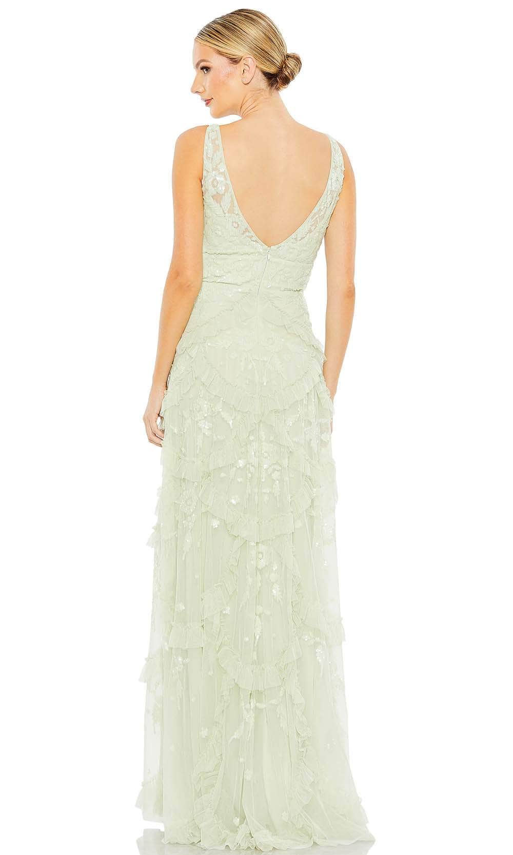 Mac Duggal 9162 - Sleeveless Deep V-neck Long Dress Special Occasion Dress