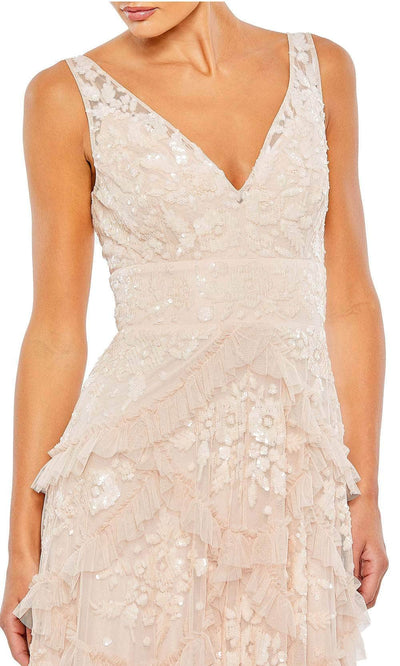 Mac Duggal 9162 - Sleeveless Deep V-neck Long Dress Special Occasion Dress