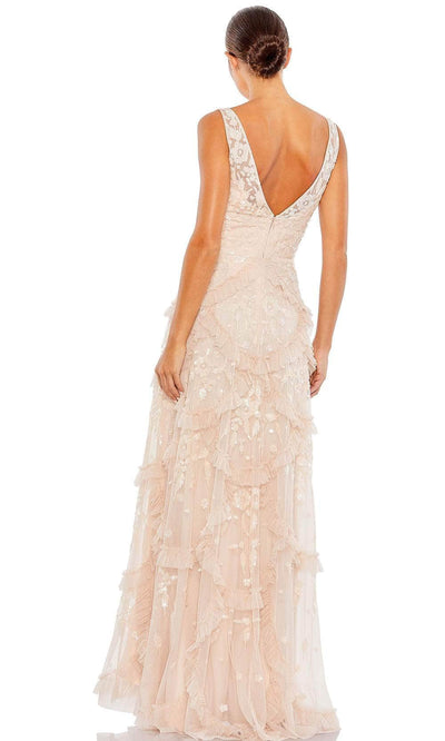Mac Duggal 9162 - Sleeveless Deep V-neck Long Dress Special Occasion Dress