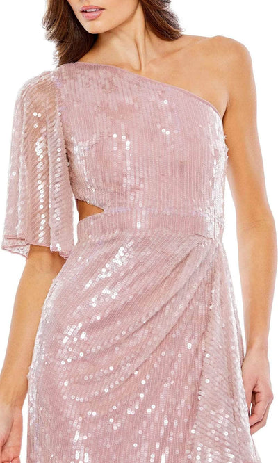Mac Duggal 93662 - Asymmetrical Sequined Evening Dress Evening Dresses