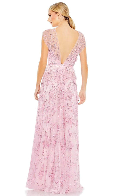 Mac Duggal 93685 - Cap Sleeve Sequin Dress Evening Dresses