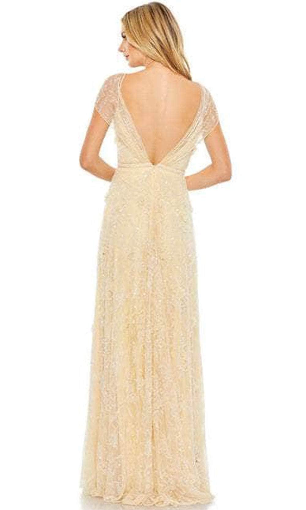 Mac Duggal 93685 - Short Cap Sleeve A-Line Dress Special Occasion Dress