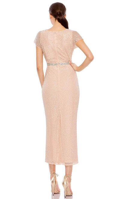 Mac Duggal 93787 - V-Neck Cap Sleeve Formal Dress Special Occasion Dress