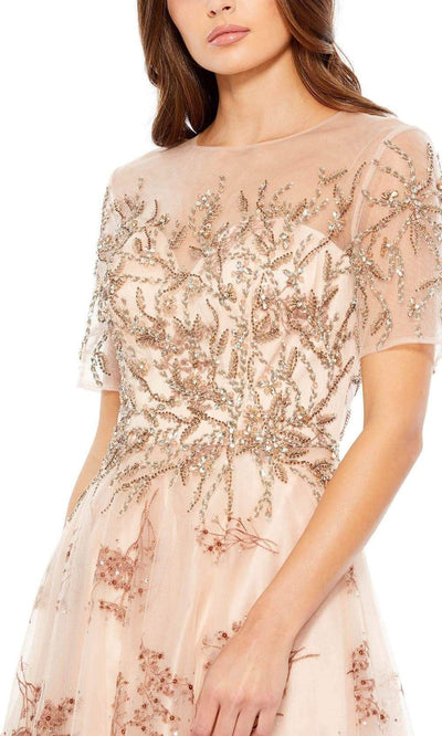 Mac Duggal Evening - 79317D Sequin Beaded A-Line Dress Evening Dresses