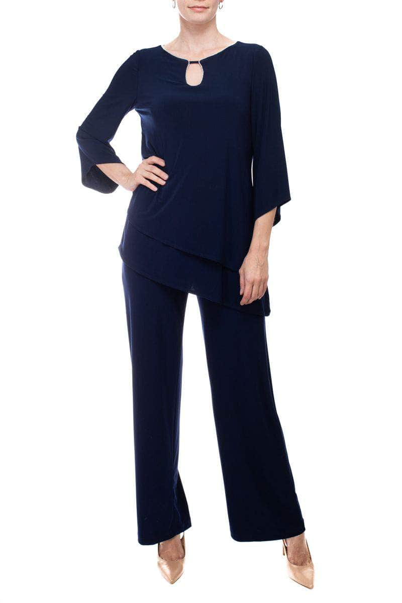 Marina 268398 - Quarter Sleeve Keyhole Jumpsuit